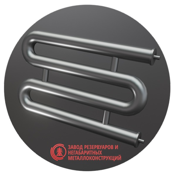 Регистры отопления четырехрядные РЗП-4x108x3.0-6000 мм