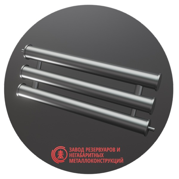 Регистры отопления трехрядные РСП-3x108x3.0-7000 мм
