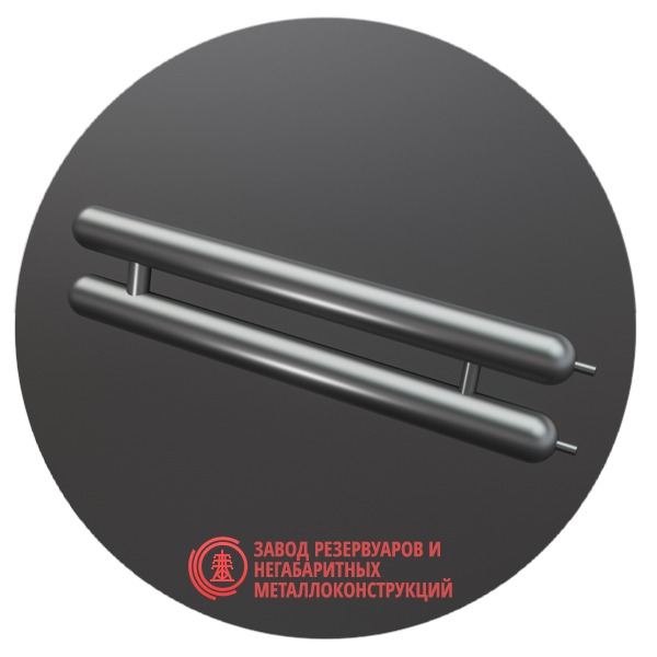 Регистры отопления двухрядные РСЭ-2x48x2.0-10000 мм