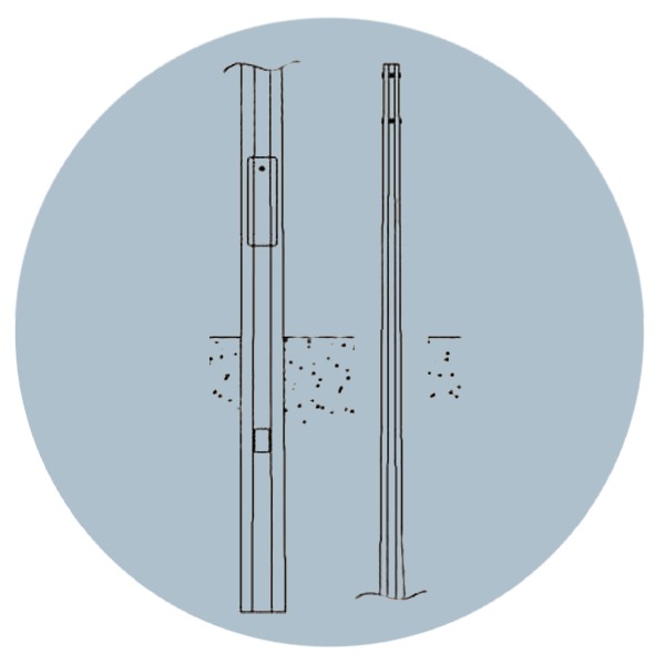 Опора освещения ОГК-12-4